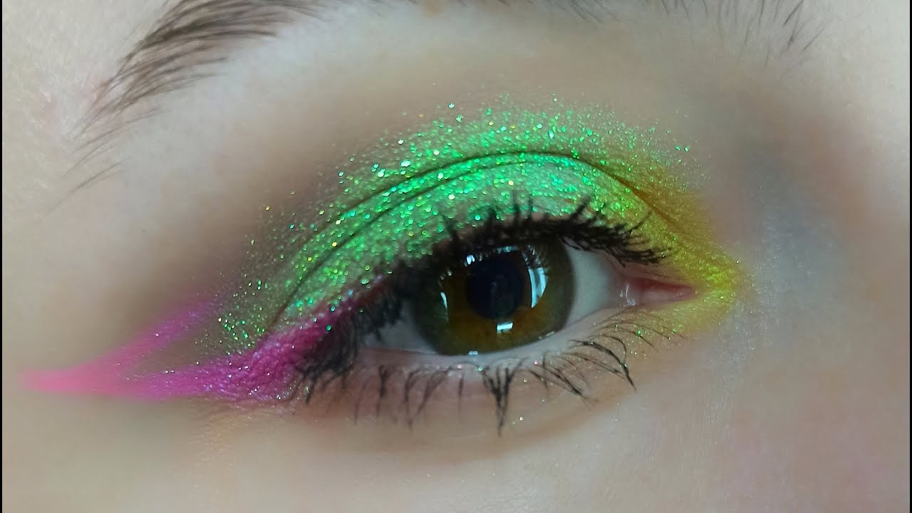 Макияж с пигментом Тамми Танука Эктоплазма. Makeup tutorial