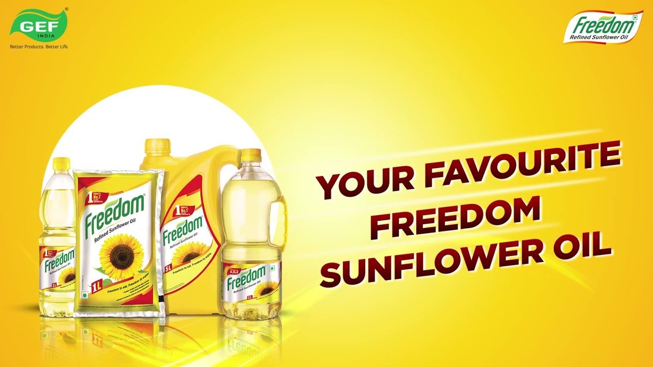 India&rsquo;s Most Preferred Brand | Freedom Sunflower Oil