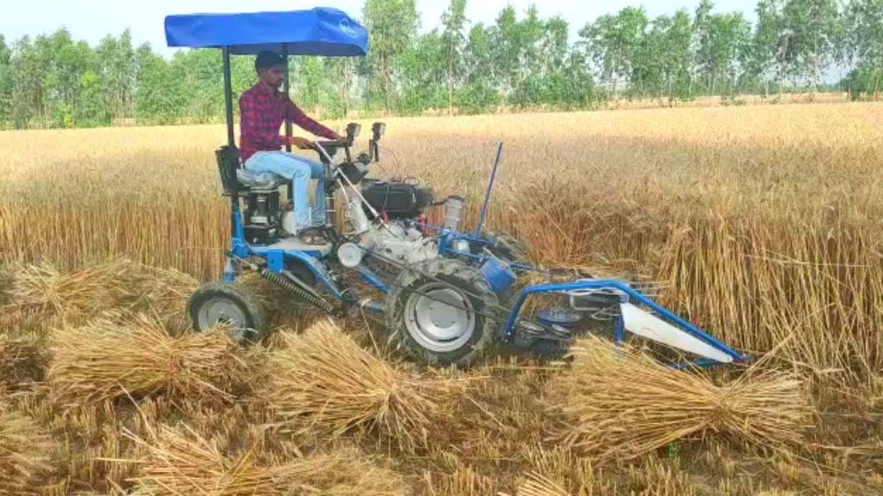 Reaper Binder | BCS Reaper Binder Machine Model-2022 | Reaper Binder Tractor oprated | BCS India