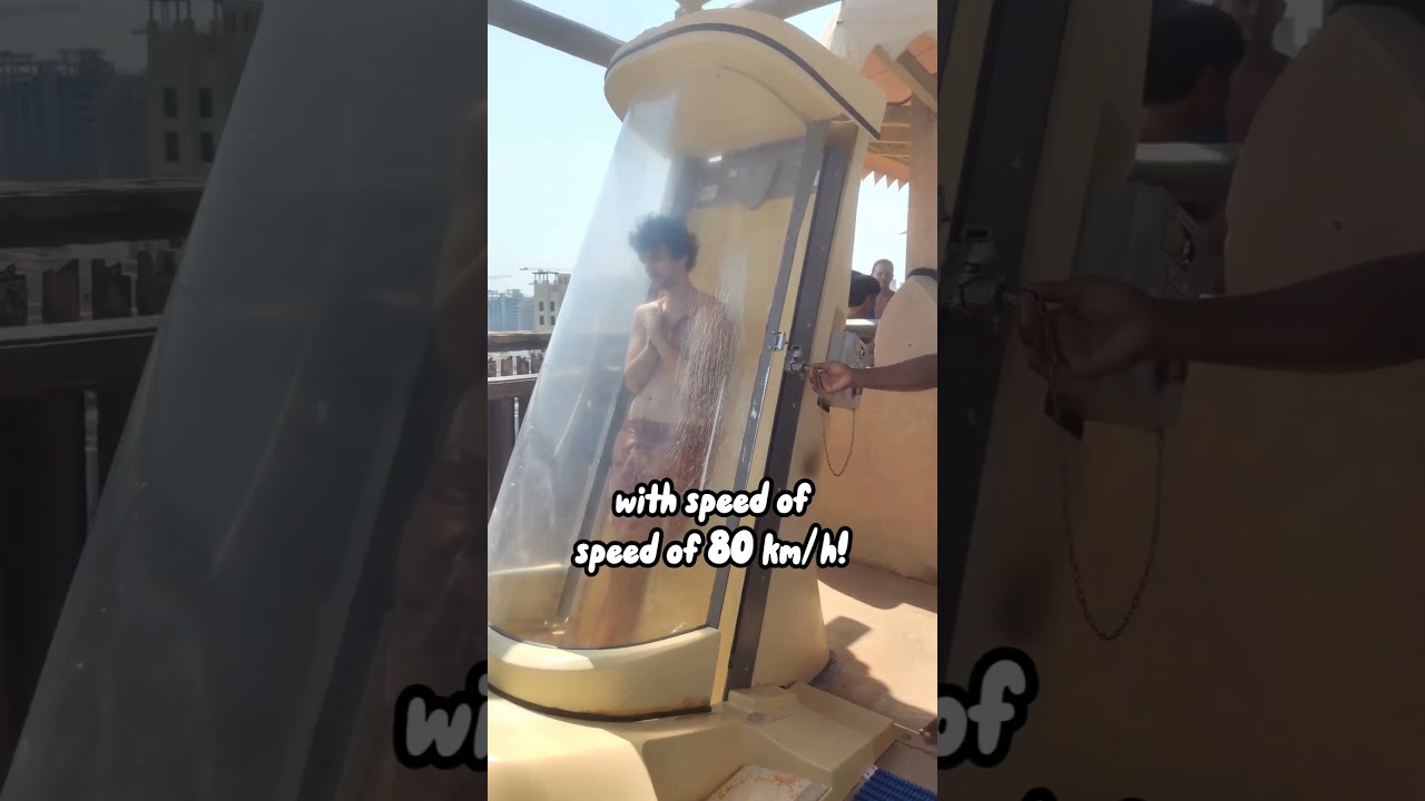 Heart-Stopping Slide! Dubai Jumeirah Sceirah | Wild Wadi Water Park #shorts