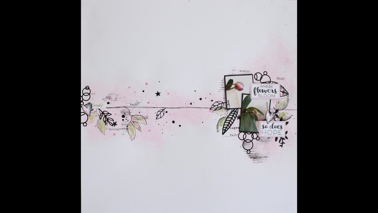 [SCRAP] Pas à Page de Scrap # 27 - Erreurs à ne pas faire, fond de page à l'aquarelle