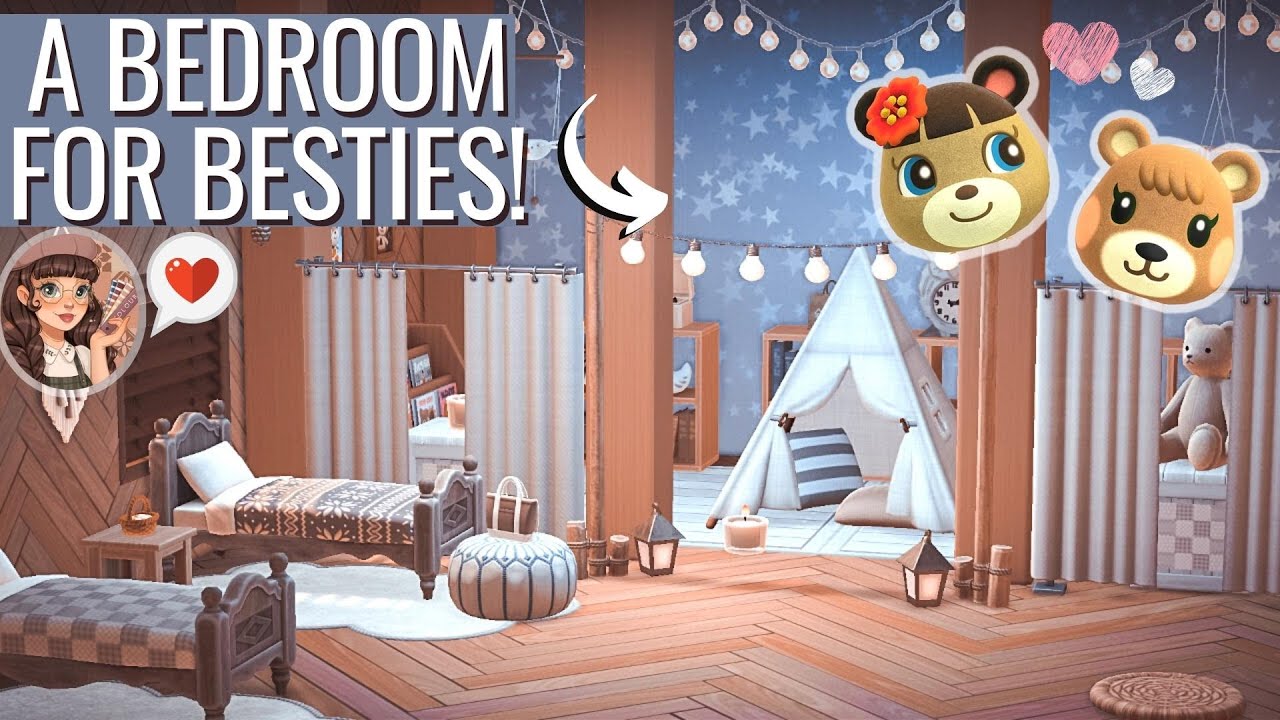 A Bedroom for Maple & June: You're going to be JEALOUS! | ACNH Speed Build | Animal Crossing HHP