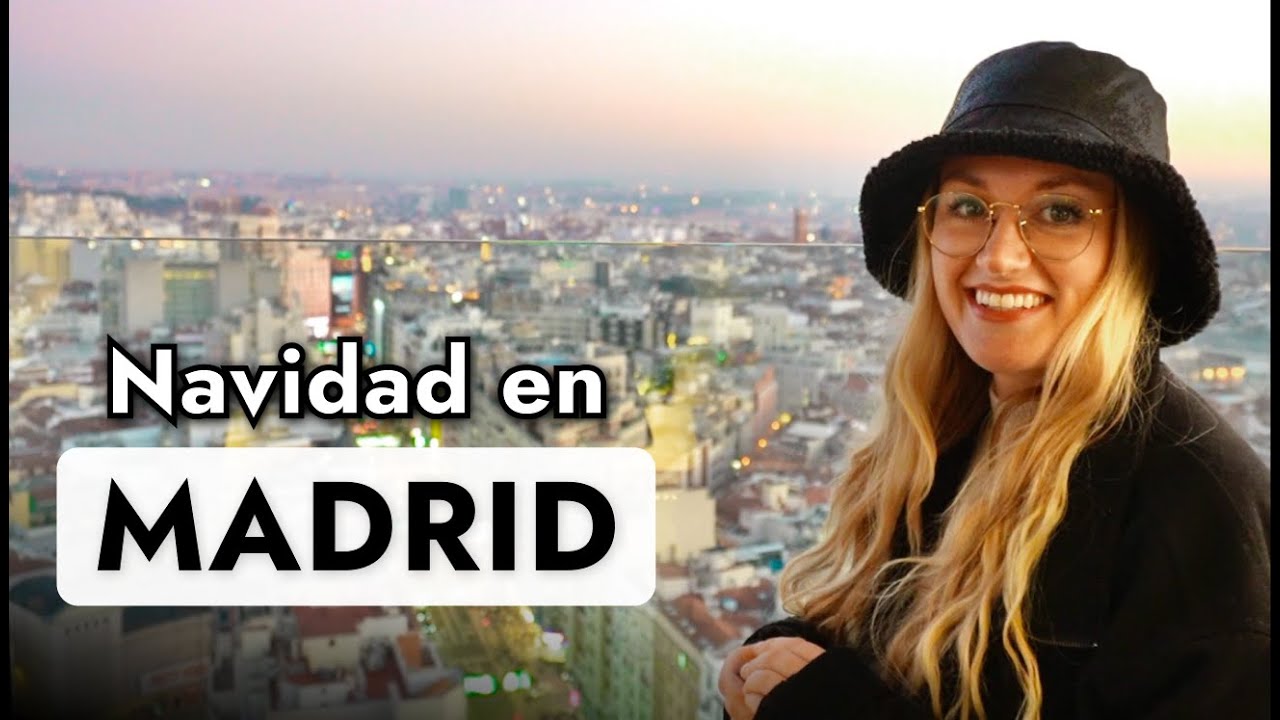 Pasando la Navidad en Madrid, España 🎅🎄 Luces de Navidad, RIU, Plaza de España, etc.