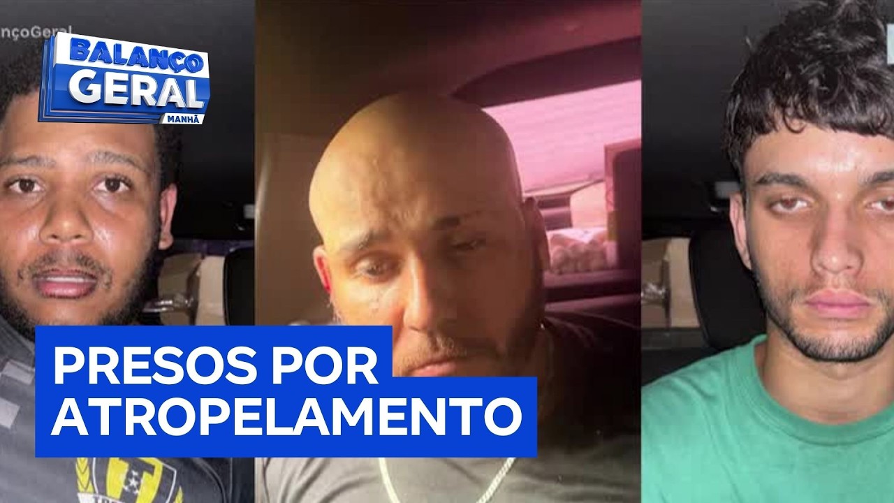Polícia prende motorista e mais dois ocupantes de carro que atropelou e matou casal em SP