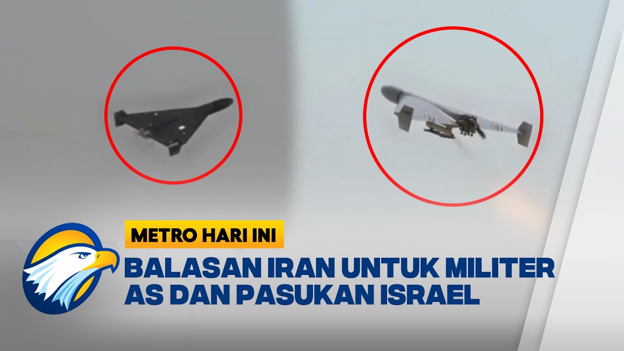 Iran Luncurkan Gelombang Balasan ke-50 Serang Militer AS dan Israel - [Metro Hari Ini]