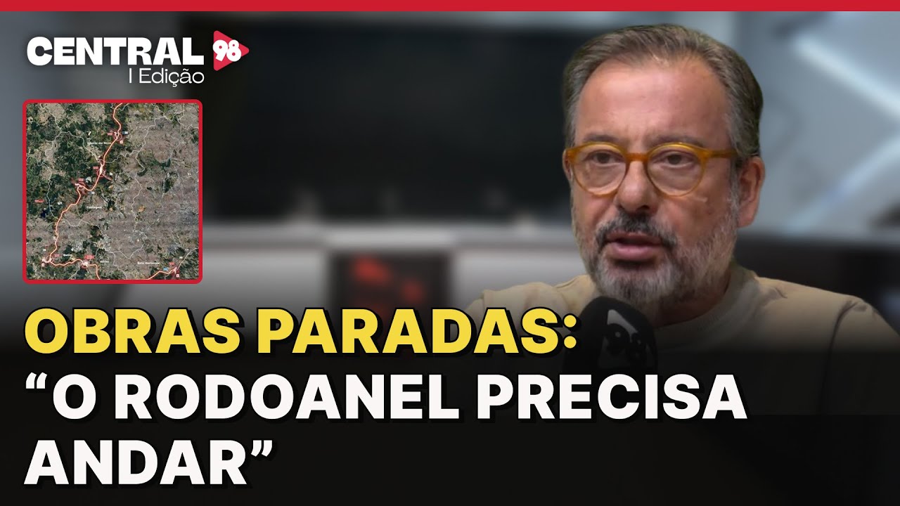 O andamento das obras do Rodoanel de BH