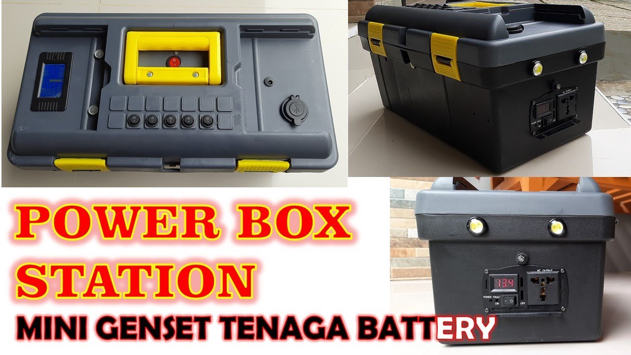 Power Box Station | Mini Genset Tenaga Battery
