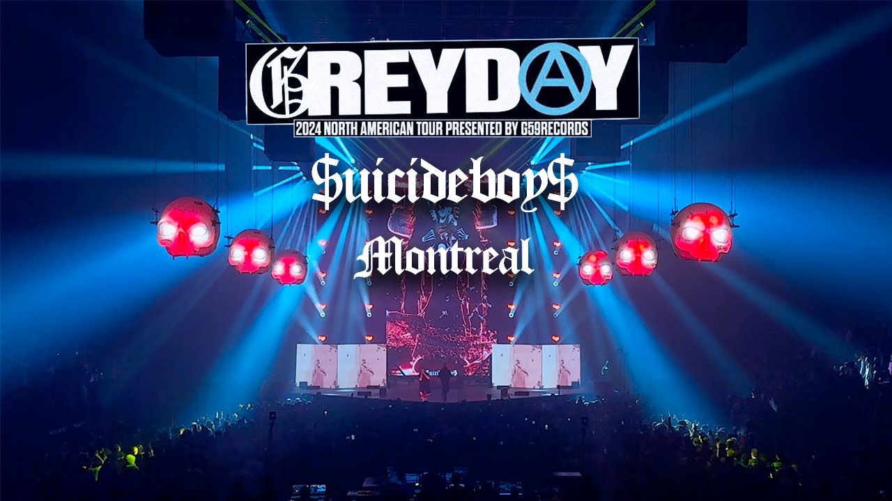 $uicideboy$ - GREYDAY 2024 TOUR Live at PLACE BELL - MONTRÉAL QC