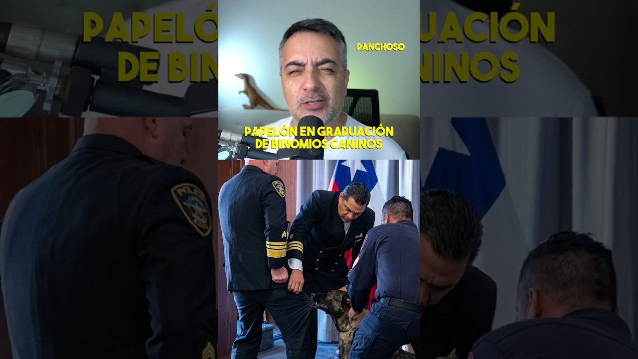 PERRO ANTIDROGAS ATAC&Oacute; A VICEALMIRANTE.