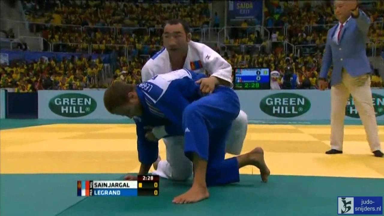 Judo 2013 World Championship Rio de Janeiro: Sainjargal (MGL) - Legrand (FRA) [-73kg] semi-final