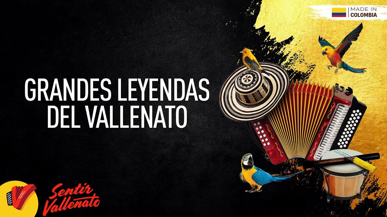 Grandes Leyendas Del Vallenato, Video Letras - Sentir Vallenato
