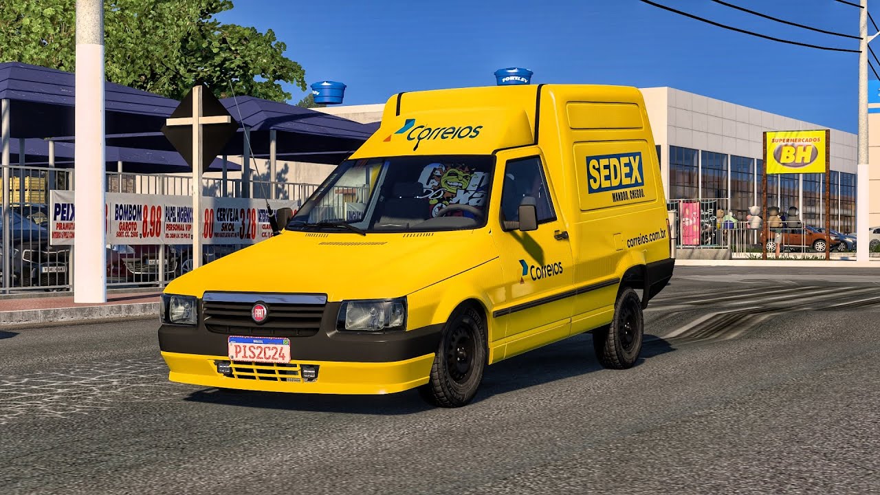 Fiat Fiorino | ETS2 1.54 Bus mods