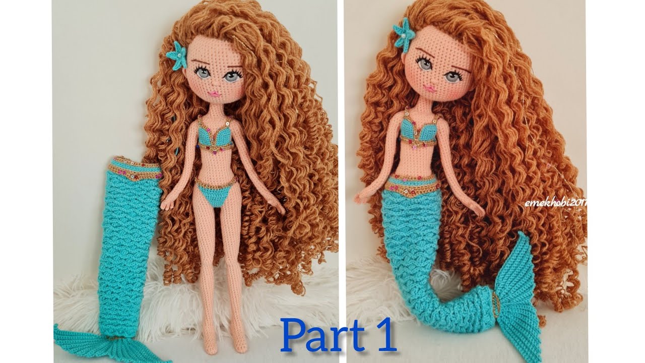 PART 1 Amigurumi Denizkızı Yapılışı
