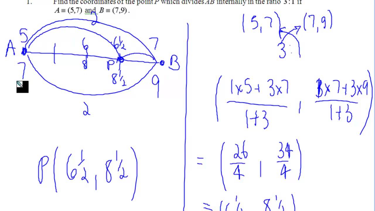 Internal and External Division of a Line