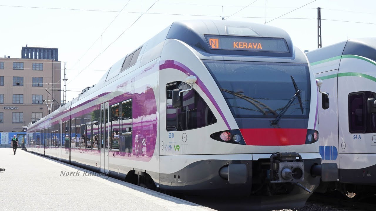 [Stadler FLIRT] HSL Commuter Train Sm5 For KERAVA | Helsinki , Finland