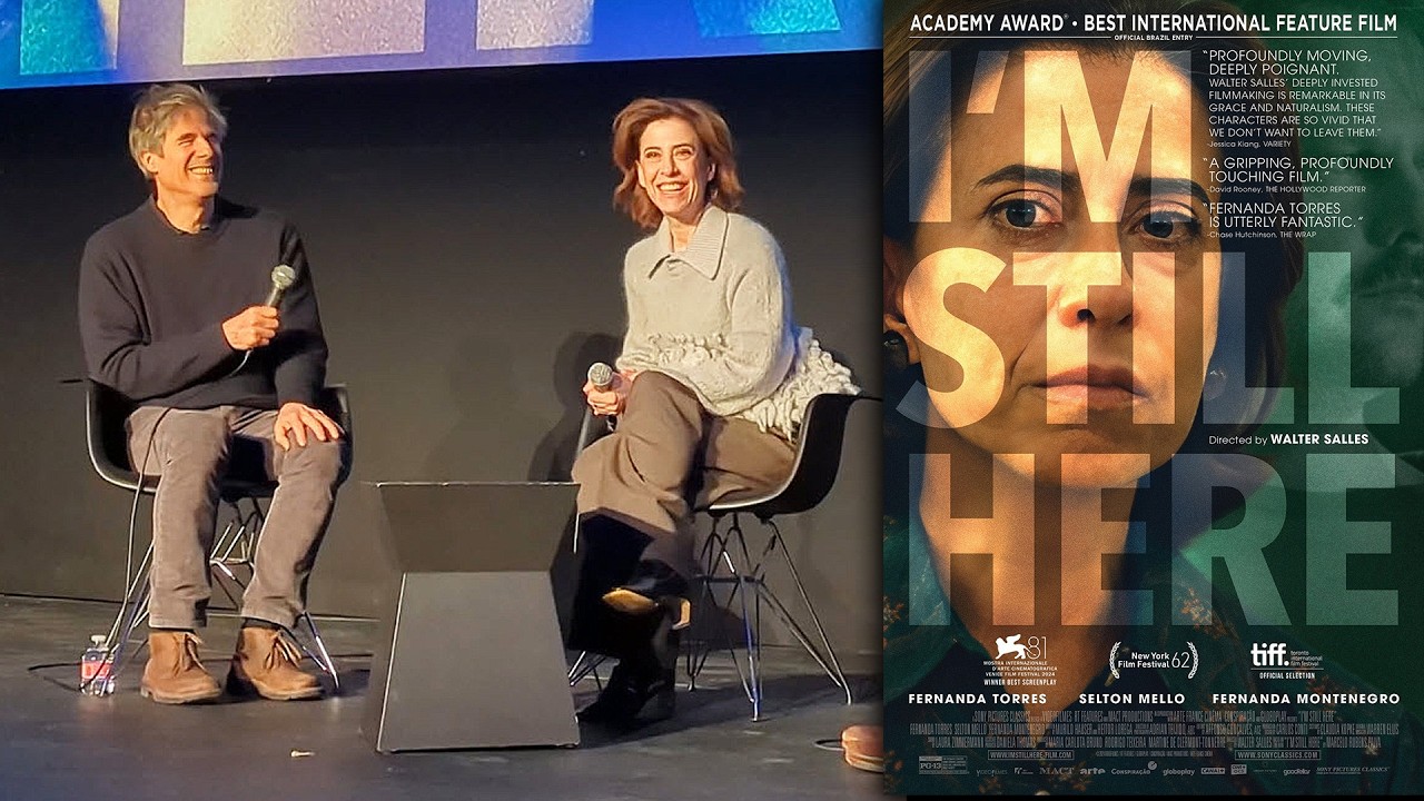 GOLDEN GLOBE Winner FERNANDA TORRES Talks Academy Award Winner I'M STILL HERE with WALTER SALLES
