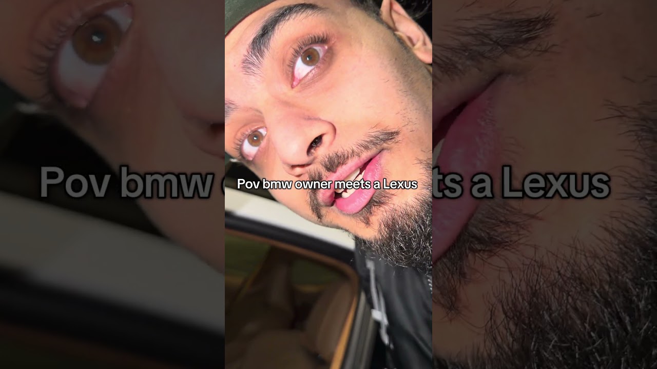 BMW OWNER MEETS LEXUS 😭 