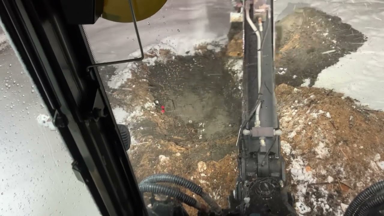 Huddig 1160D gräver provgrop