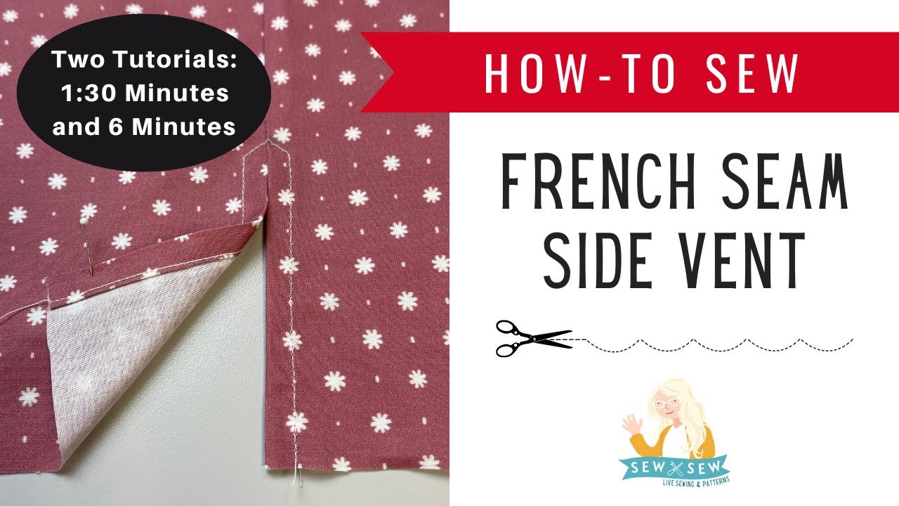 How to Sew a Side Slit with a French Seam
