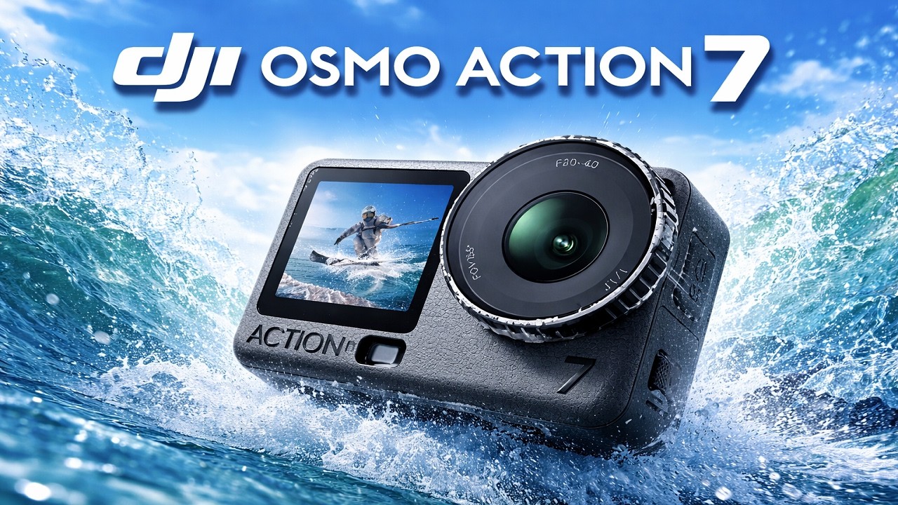 Утечки информации о DJI Osmo Action 7: Лучшая экшн-камера 8K 2026 года?