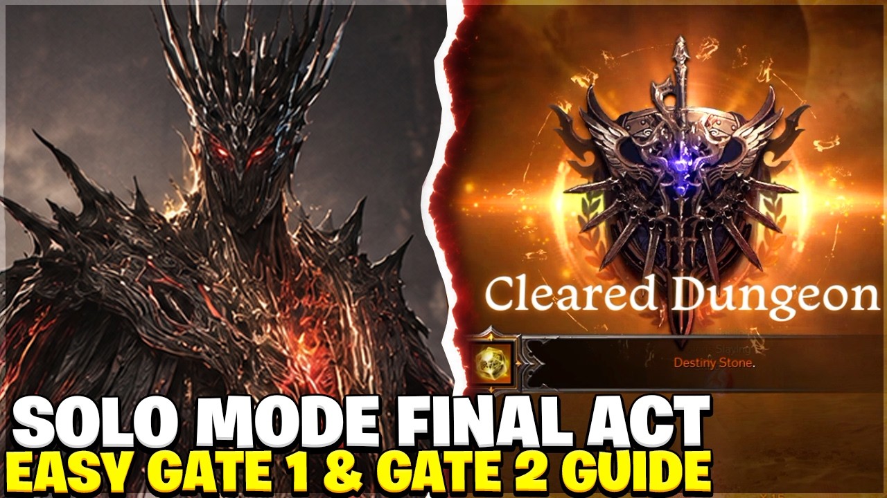 Lost Ark Solo Mode Final Act Kazeros Guide! Gate 1 & 2 Walkthrough