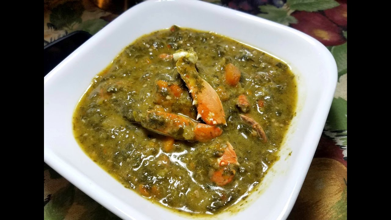 Trinidad Callaloo with Crab | Taste of Trini