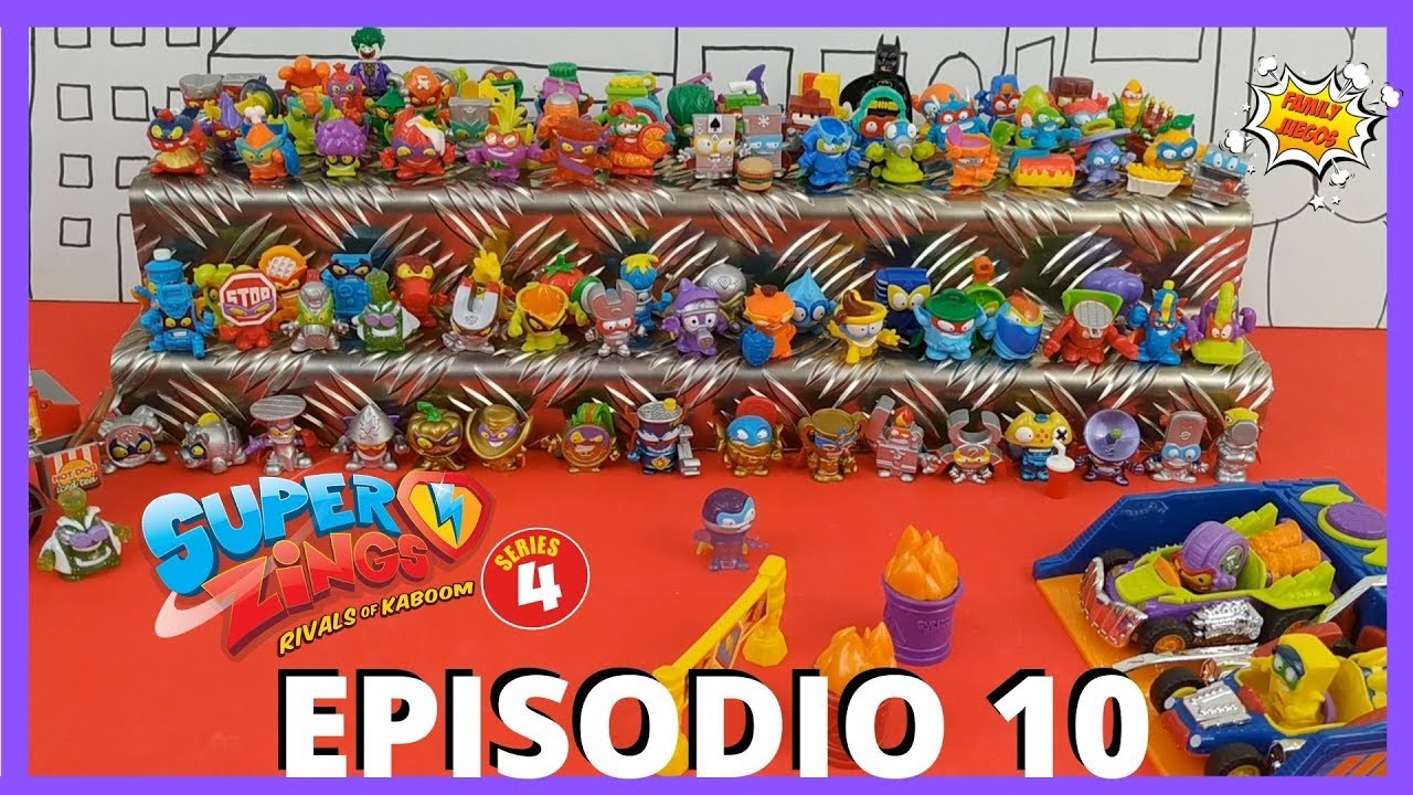 SuperZings Series 4 Ep 10 Los villanos toman Kaboom City SuperZings Aventuras