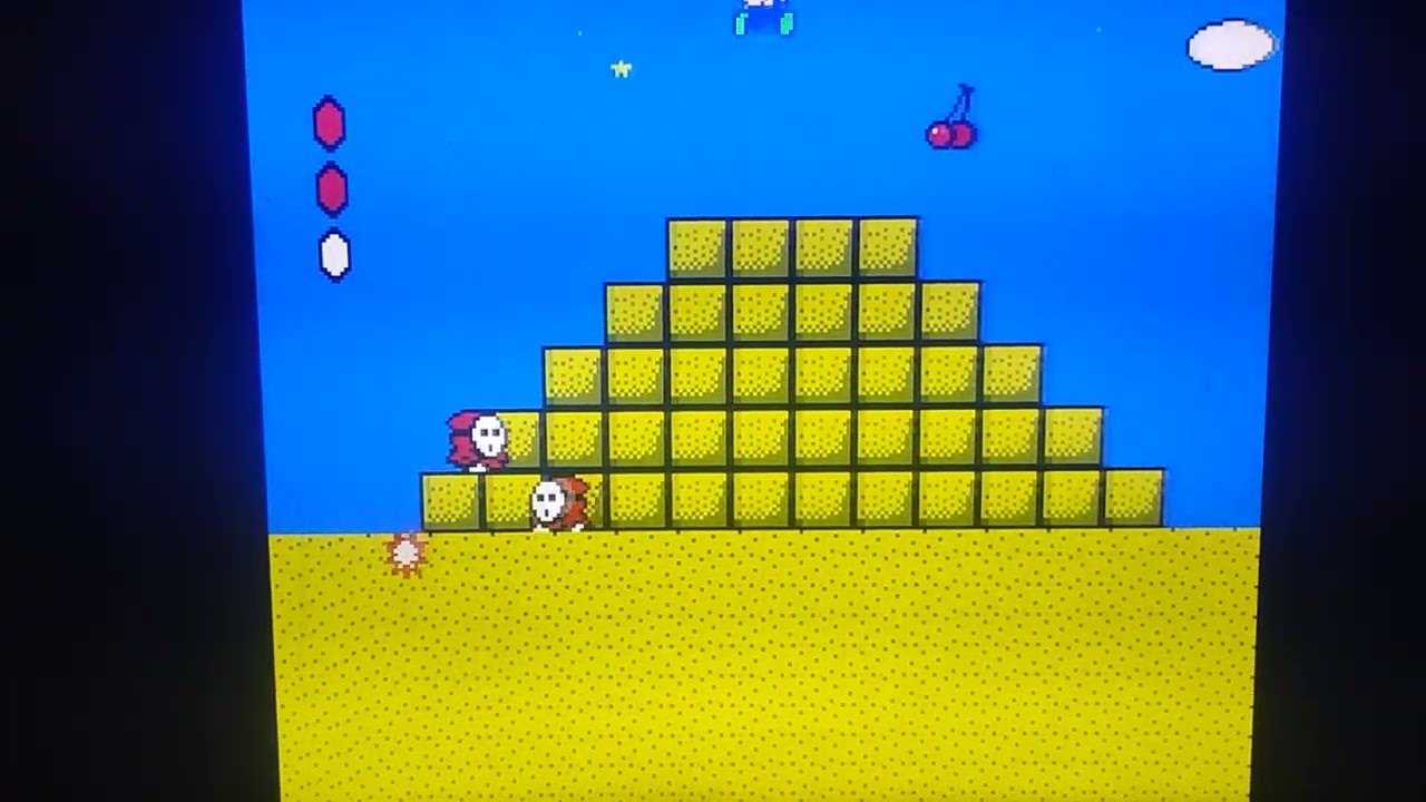 1988 Nintendo NES Super Mario bros 2 Mario Madness world 2-1 Saturday January 10th 2026