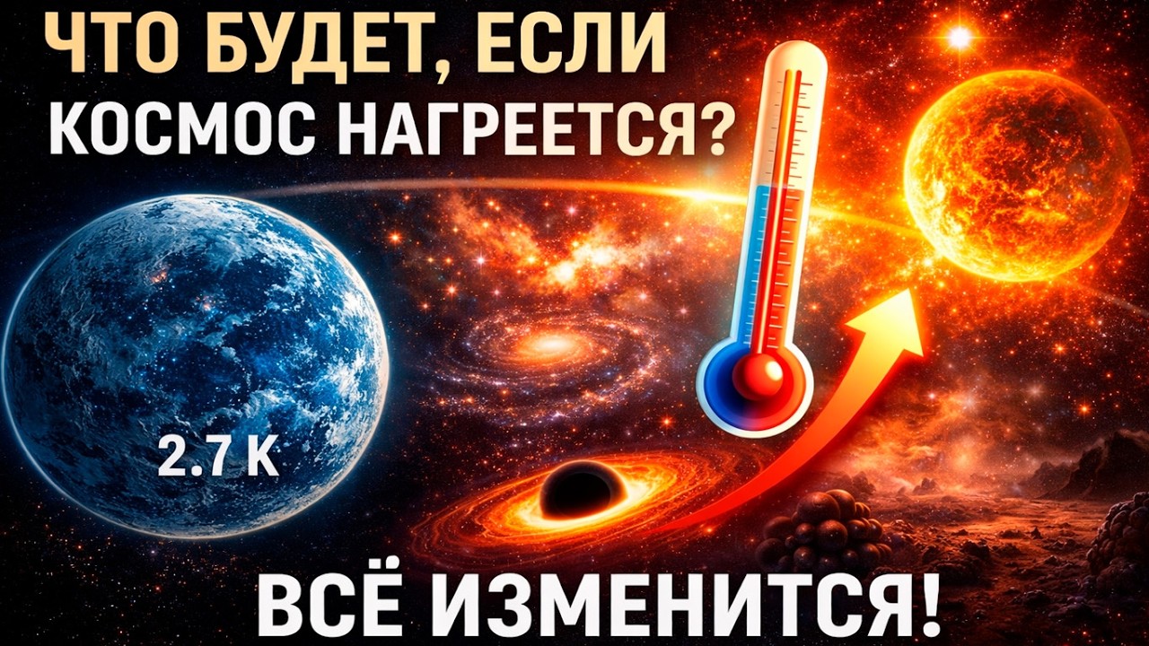Что будет, если космос нагреется? Температура Вселенной поднимется — и всё изменится