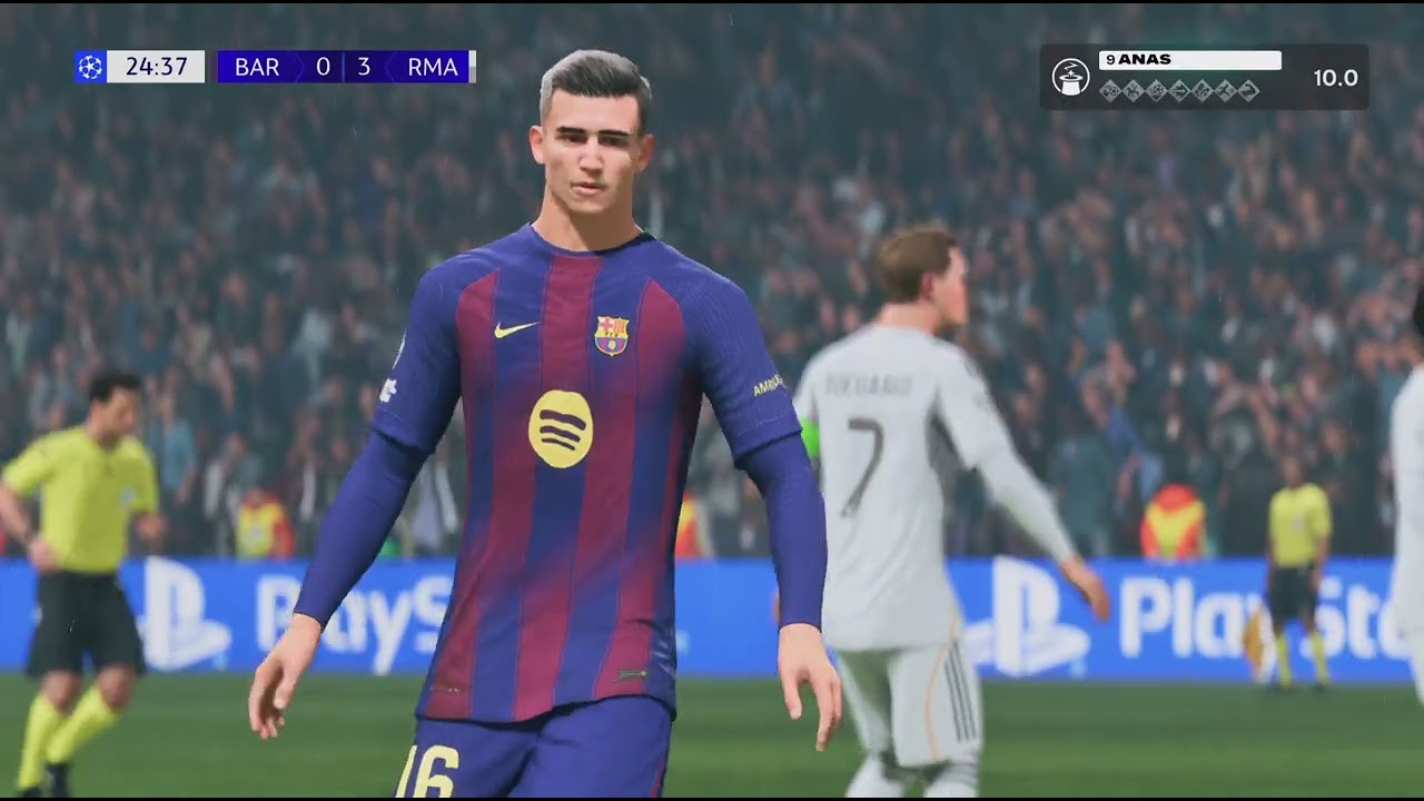 لعبنة دور 16ضد برشلونة وصارة الصدمة🤔😬😬