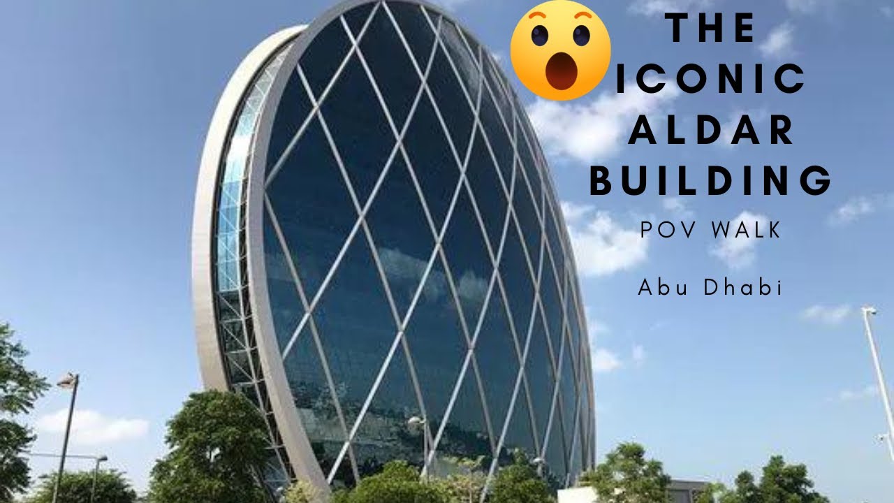 The ICONIC Aldar HQ Building In Abu Dhabi | POV Walk