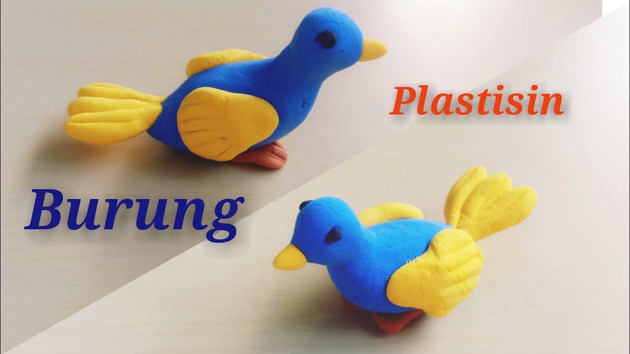 Membuat Burung Yang Cantik Dan Sangat Gampang Dari Plastisin /Clay
