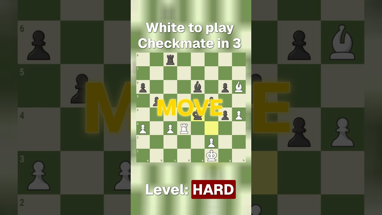 Daily chess puzzle ♟️ | Level: Hard | Checkmate in 3 | Mar 19, 2026