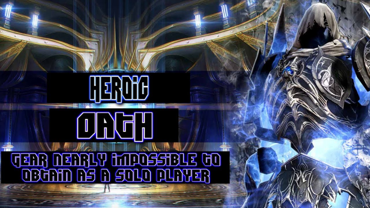 Tera(PS4) - Its Nearly Impossible to obtain Heroic Oath as a Solo player