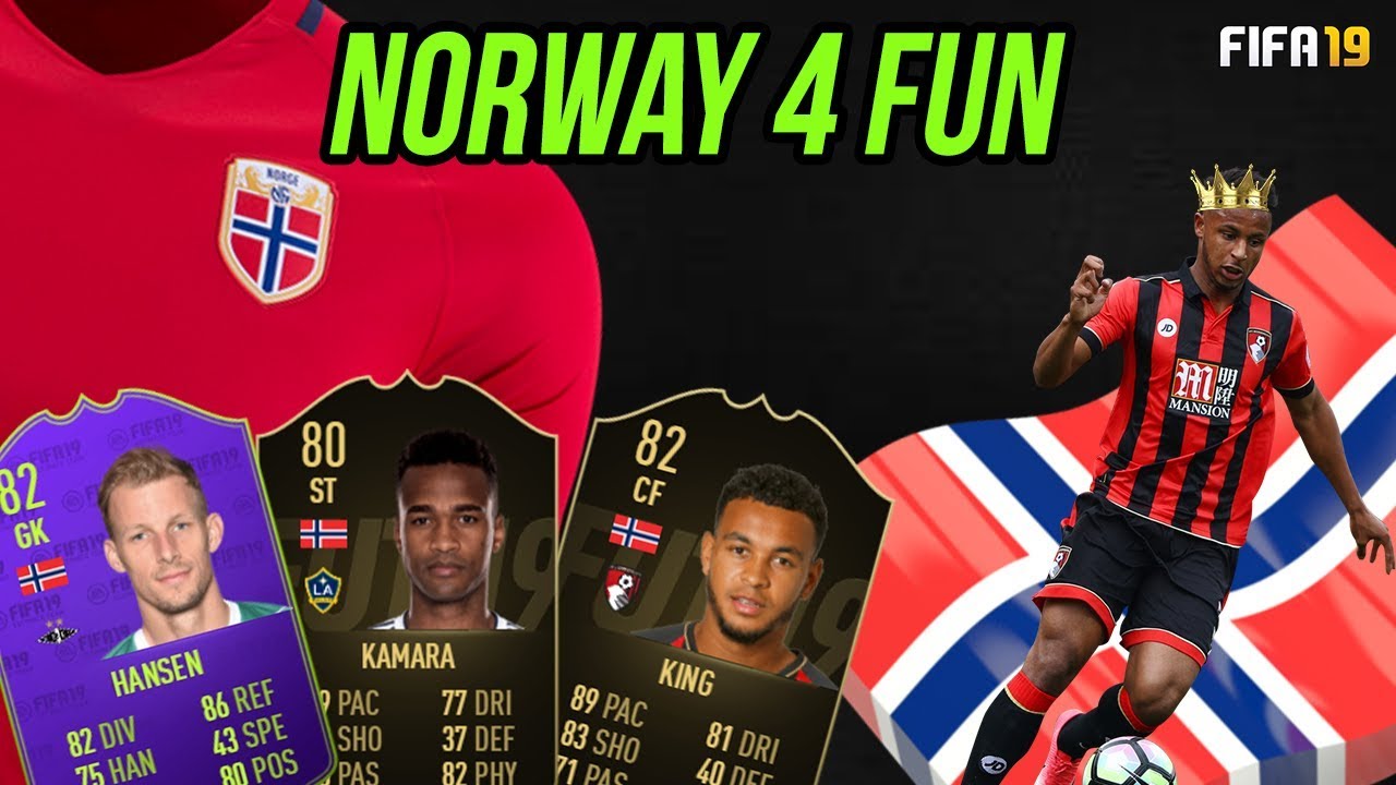 Norway - Full national squad games for fun FIFA 19