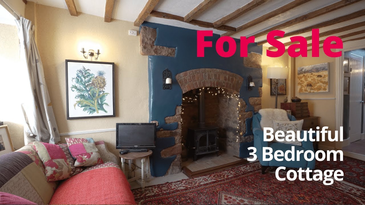 Devon cottage property tour - beautiful 3 bedroom home for sale in Crediton with large rear garden