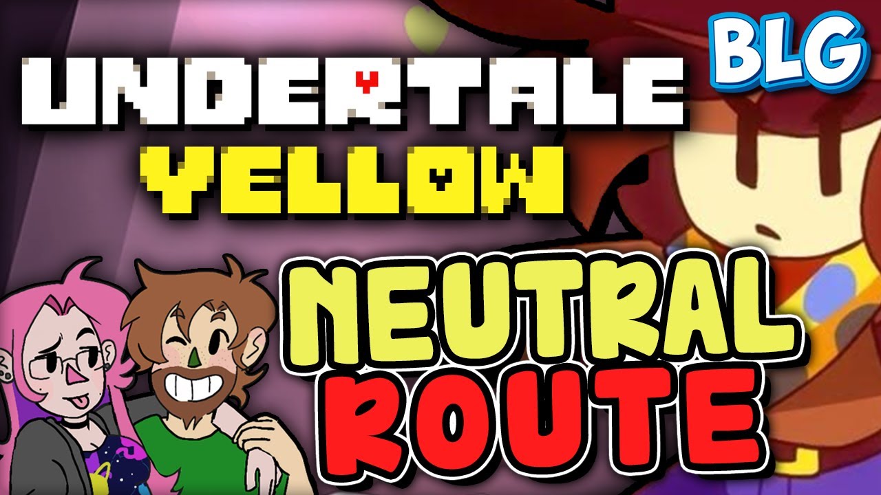 Lets Play Undertale Yellow Neutral Route + Flowey Fight
