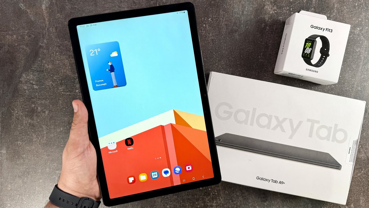 Este Samsung Galaxy Tab A9+ cea mai BUNA tableta la 1000 de lei? Bonus: Galaxy Fit3!
