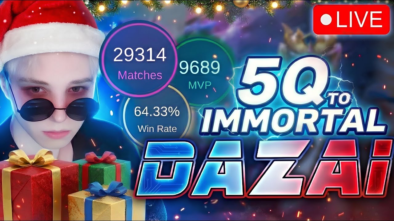 🔴(ONLY 5Q!) I'm 23 now, i'm so old... | Live Mobile Legends