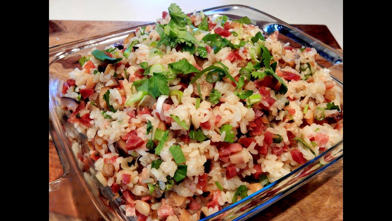 S1Ep82-Classic Cantonese Sticky Rice with Chinese Sausage and Mushrooms 臘味糯米飯