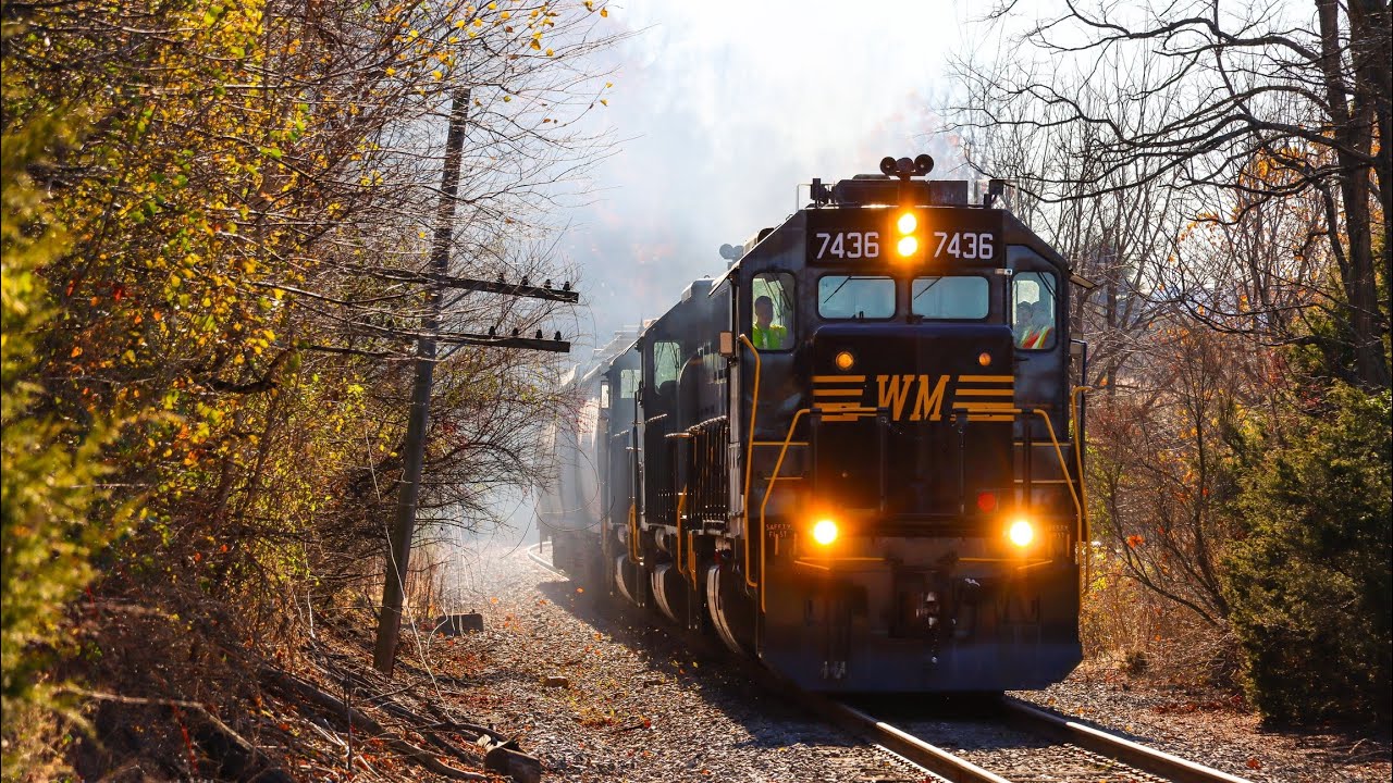 Western Maryland 7436 “SD35” Leading Revenue Freight on Z631