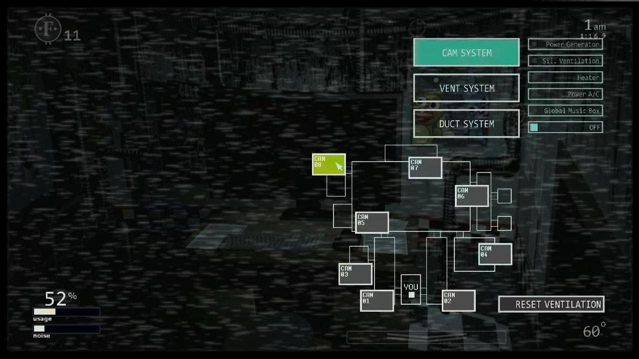 Ultimate Custom Night Cassidy secret jumpscare easter egg
