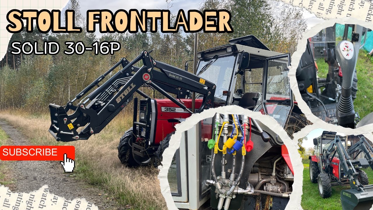 Frontladerumbau 'Hochzeit' | Erster Test am Massey Ferguson 352 | STOLL Solid | DIY |