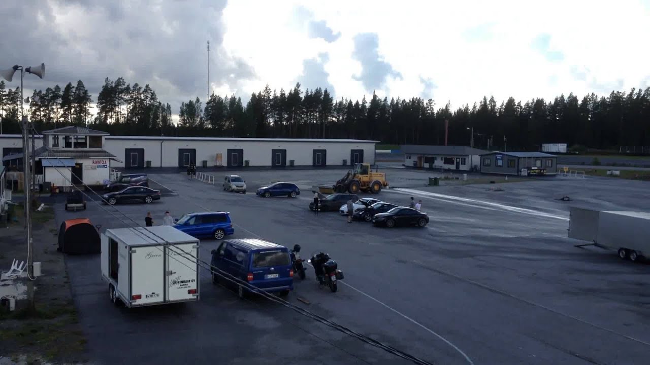 Datsun Botniaring first test (Video from pit)