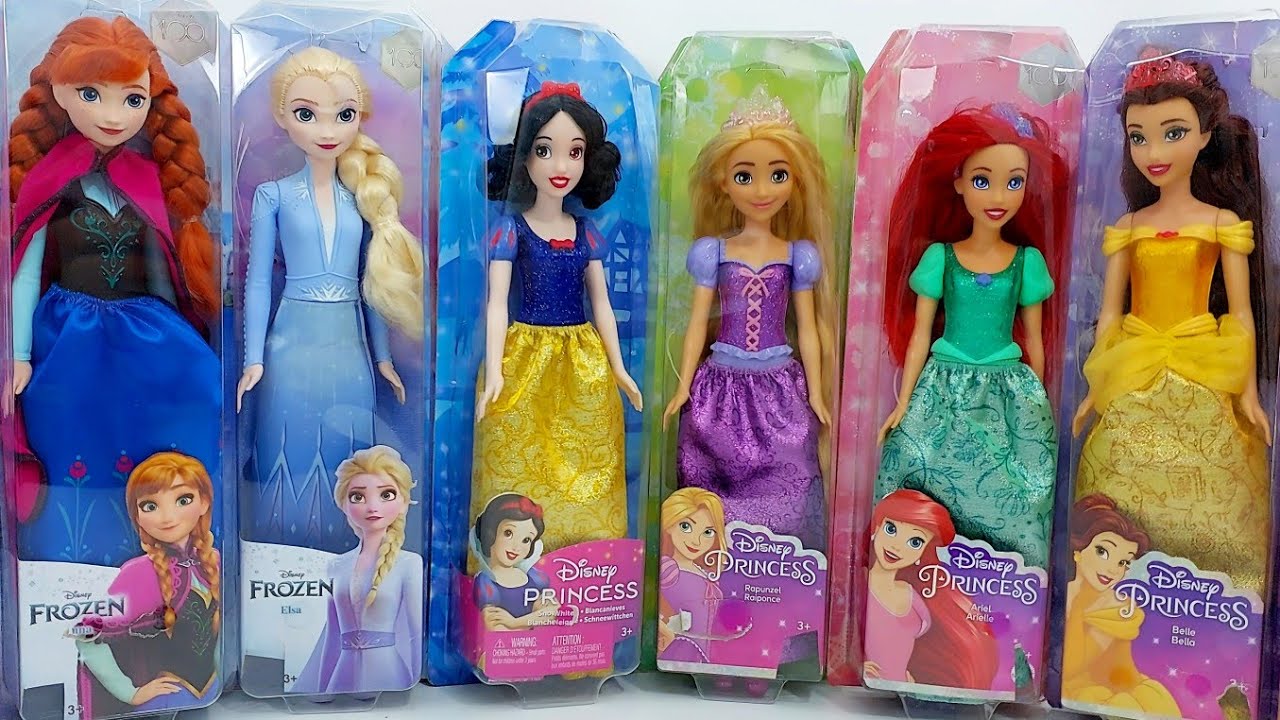 Mattel Disney Princesses Dress up Ariel, Rapunzel, Belle, Tiana, Sindirella, Mulan DIY