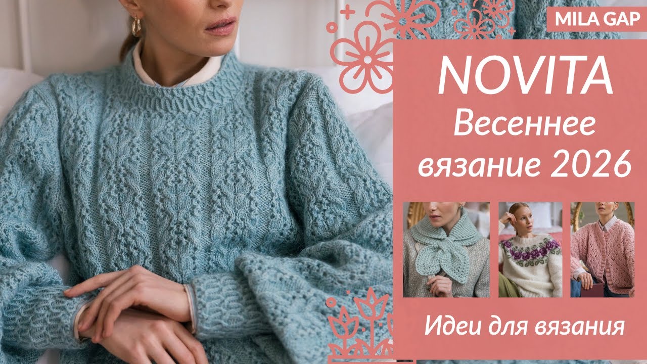 ⭐ NOVITA Весна 2026 🌸 Лучшие модели, ажур и идеи для вязания