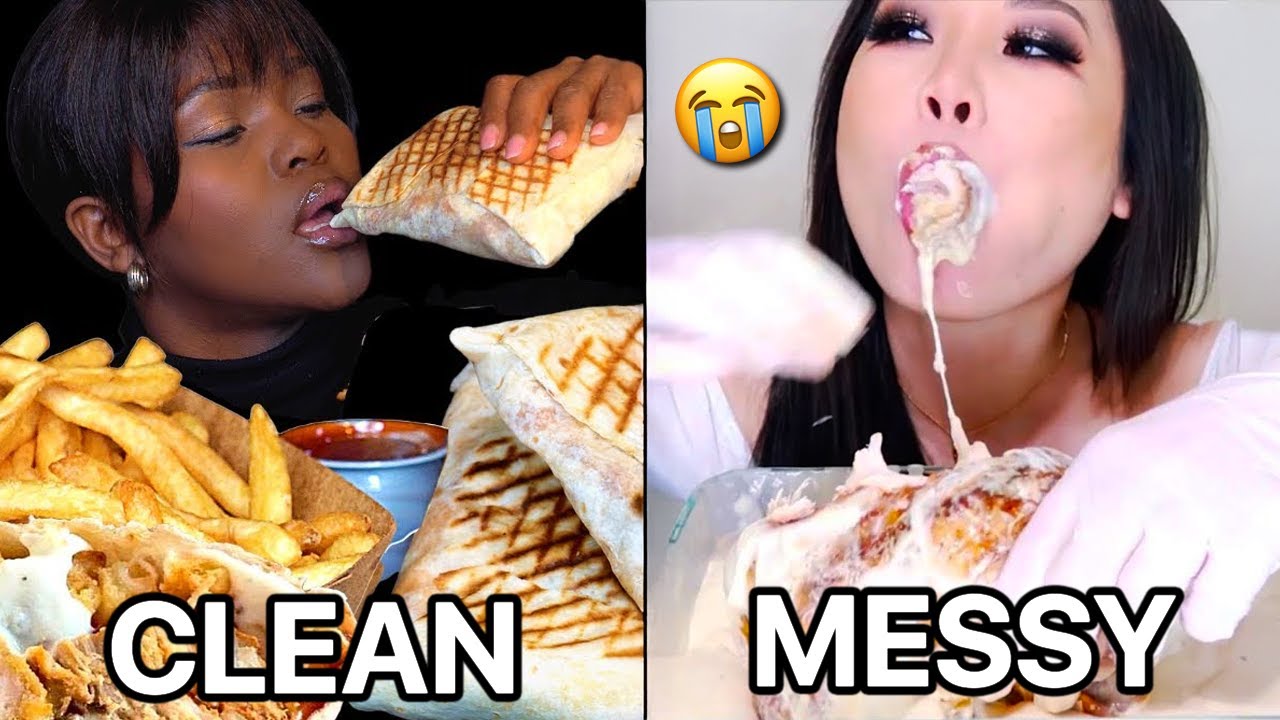 clean vs MESSY mukbangers COMPILATION 😭