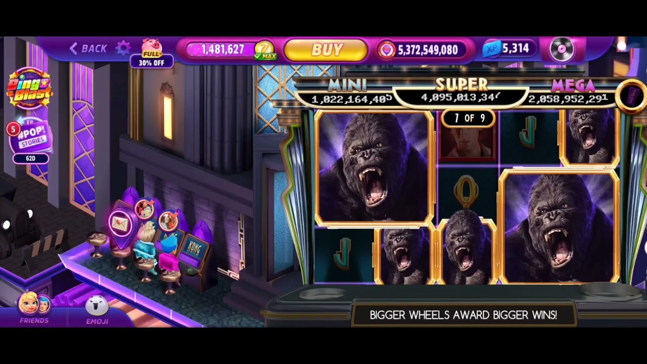 FULL SCREEN [KONG] COLOSSAL LINK SUPER JACKPOT WON POP SLOTS