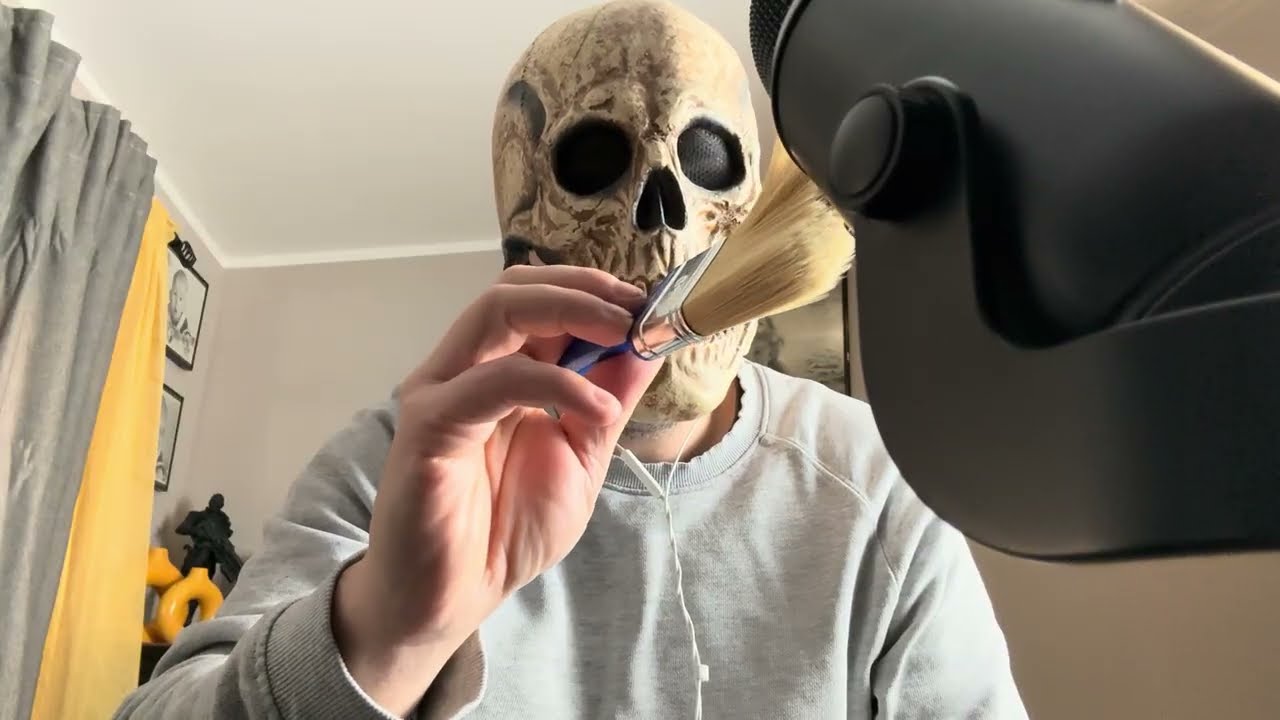 💀 ASMR, Blue yeti trigger assortment, Mic gripping, brushing and more (No talking)