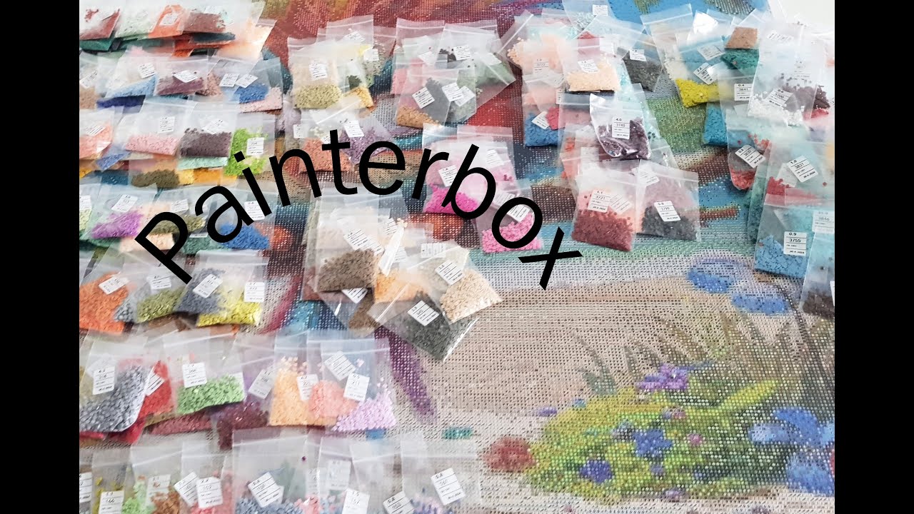 🟩👀#Unboxing # Painterbox # Diamond Painting💎